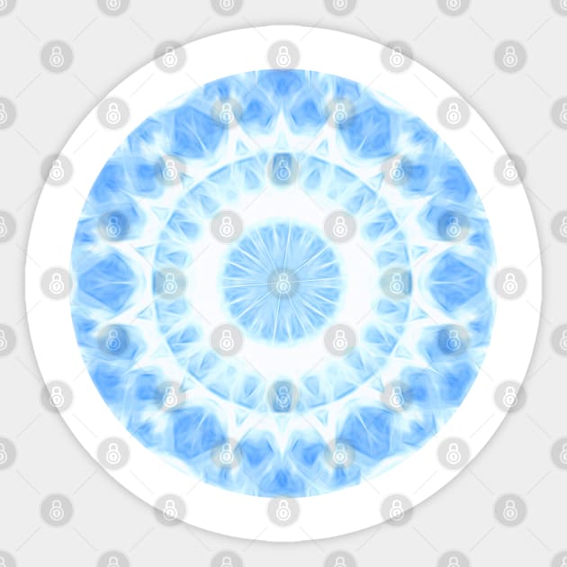 Kaleidoscope in blues Sticker by hereswendy